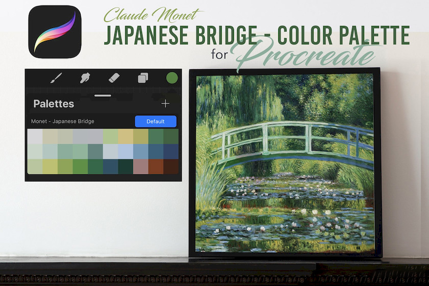 【3321】色卡-油画森林绿色写生色卡资源Monet