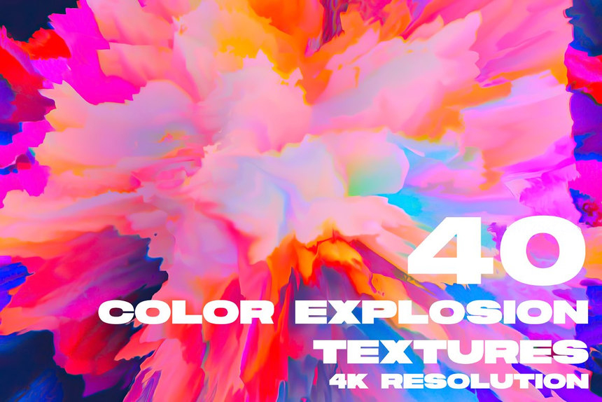 【3706】背景素材-彩色颜色渐变爆炸效果背景图片素材